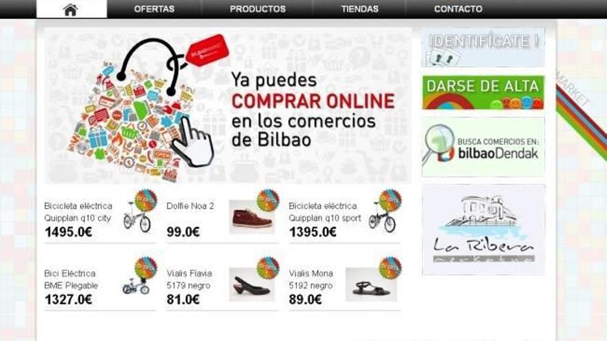 Los comercios de Bilbao  abren un portal de venta on-line