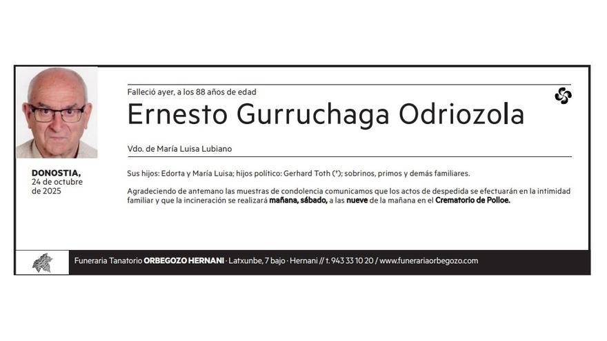 Ernesto Gurruchaga Odriozola