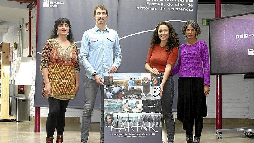 Hernaniko ‘Hariak’ zinemaldia erresistentzia historiak bildu ditu