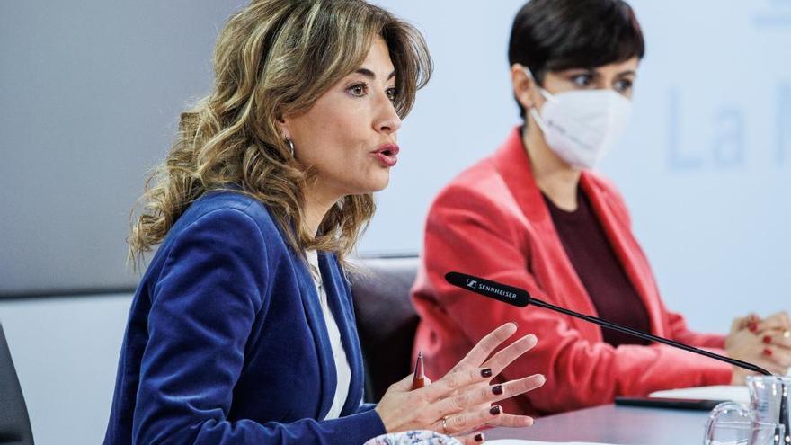 La ministra de Transportes, Movilidad y Agenda Urbana, Raquel Sánchez.