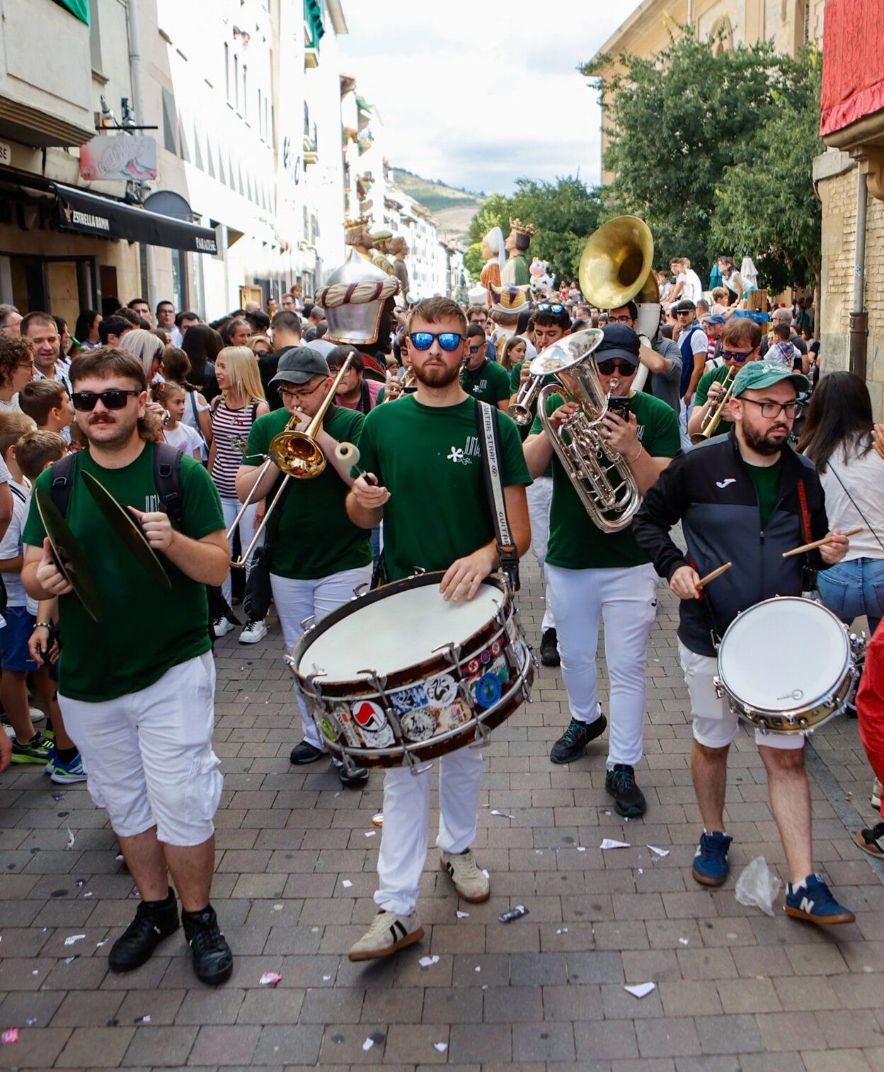 Fotos del chupinazo de fiestas de Villava-Atarrabia