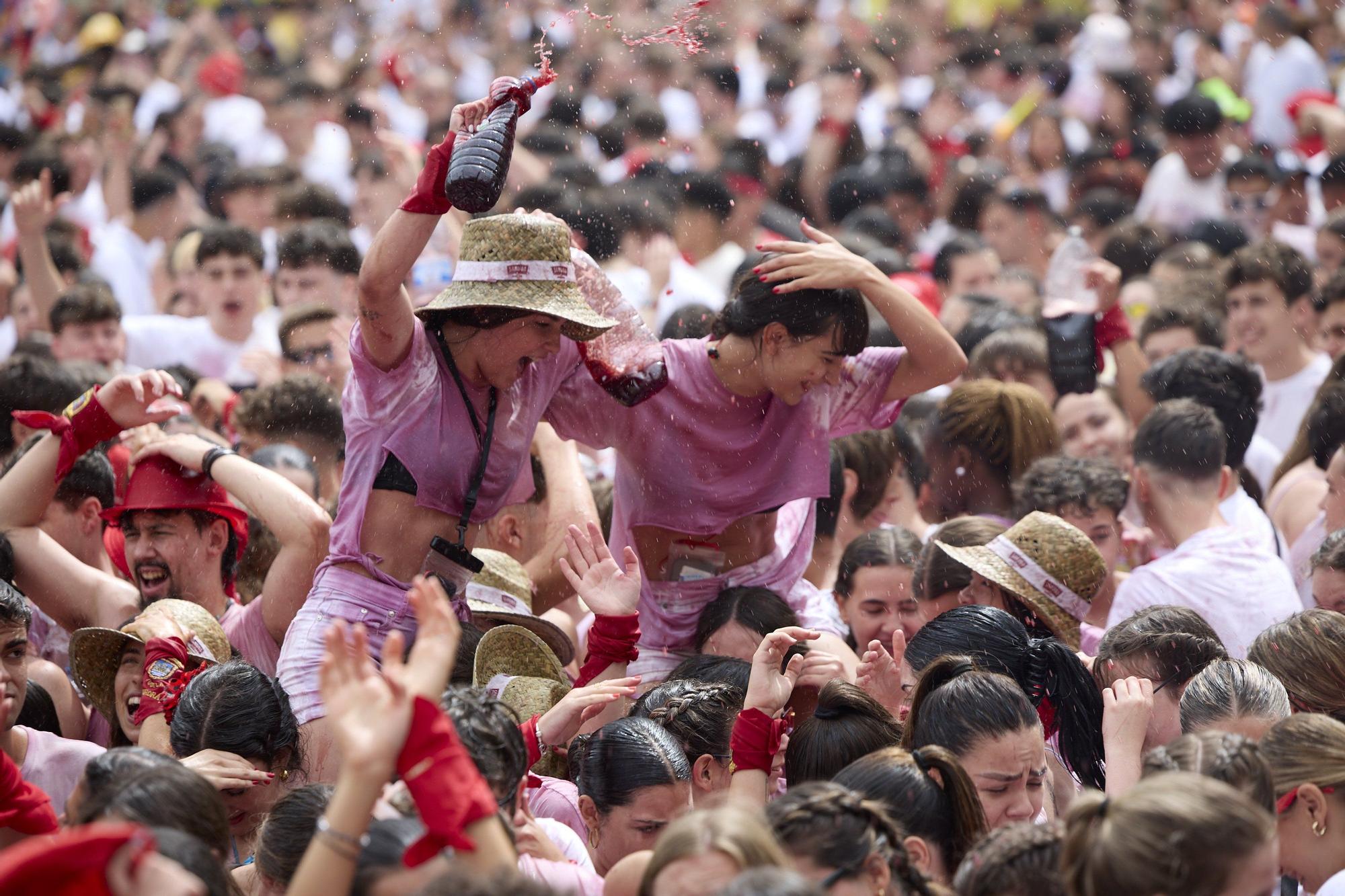 Fotos del cohete de las fiestas de Tudela 2025