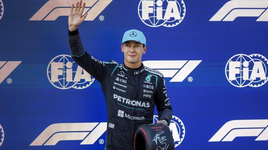 Russell logra una pole con polémica en Austria