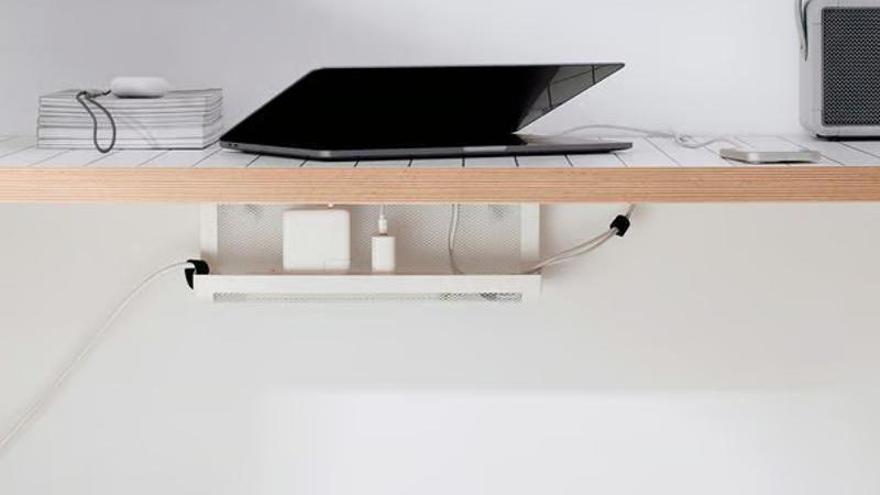 Perspectiva del organizador de cables Forsasong de Ikea