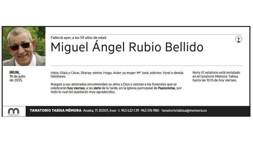 MIGUEL ANGEL RUBIO BELLIDO