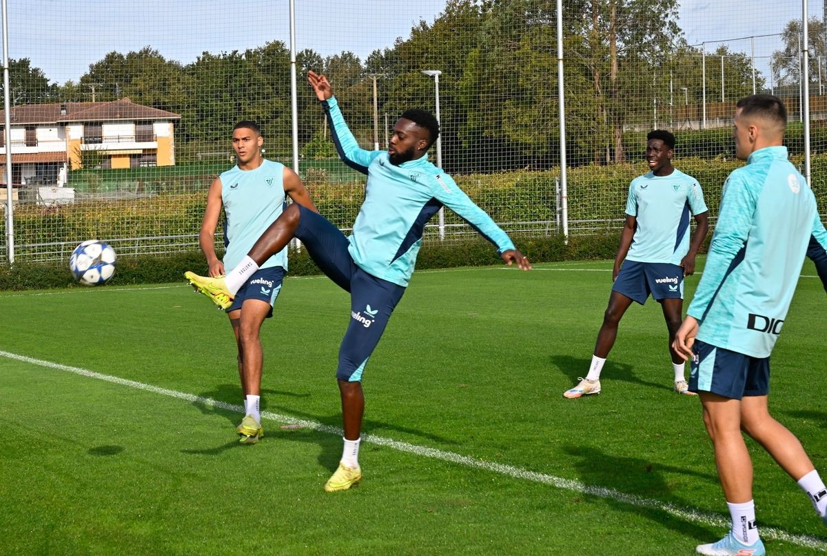 Entrenamiento del Athletic en Lezama