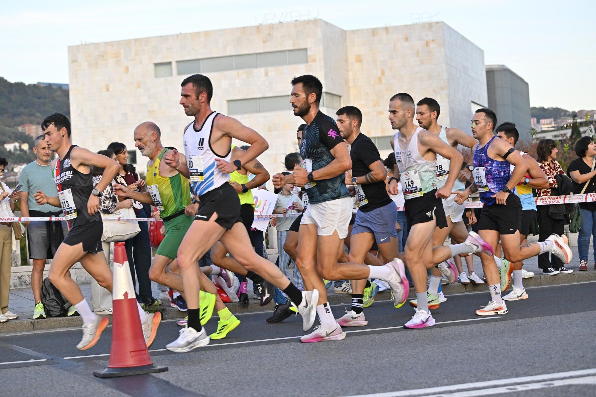 El Bilbao Night Marathon, en imágenes