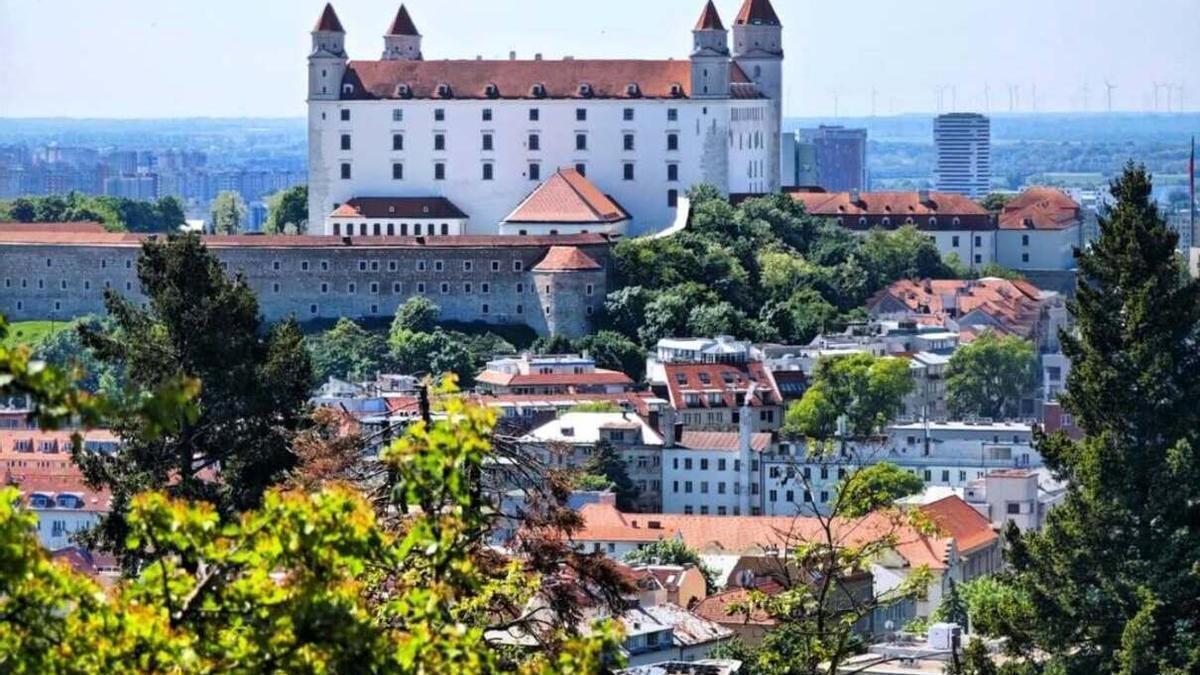 Vista general de Bratislava, capital de Eslovaquia
