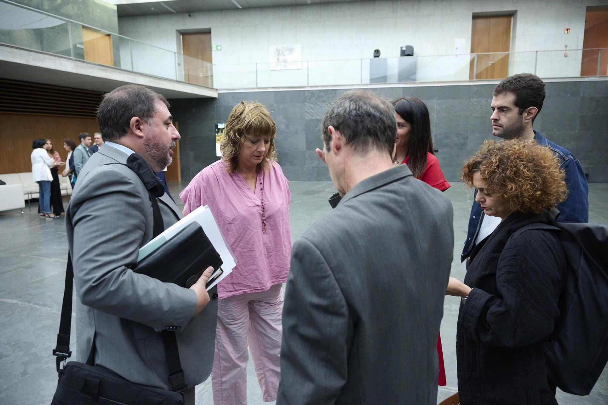 Fotos del pleno del Parlamento de Navarra (primero del curso 2025-26)