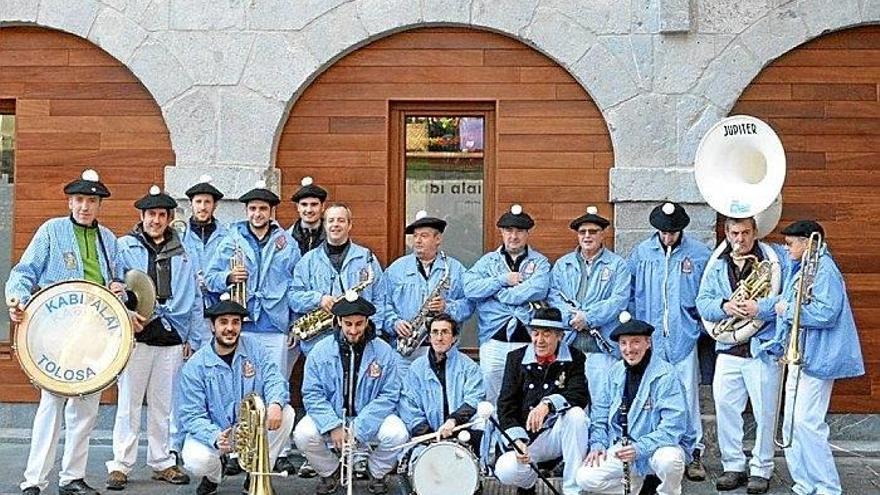 La txaranga en 2015, con todos sus integrantes actuales.