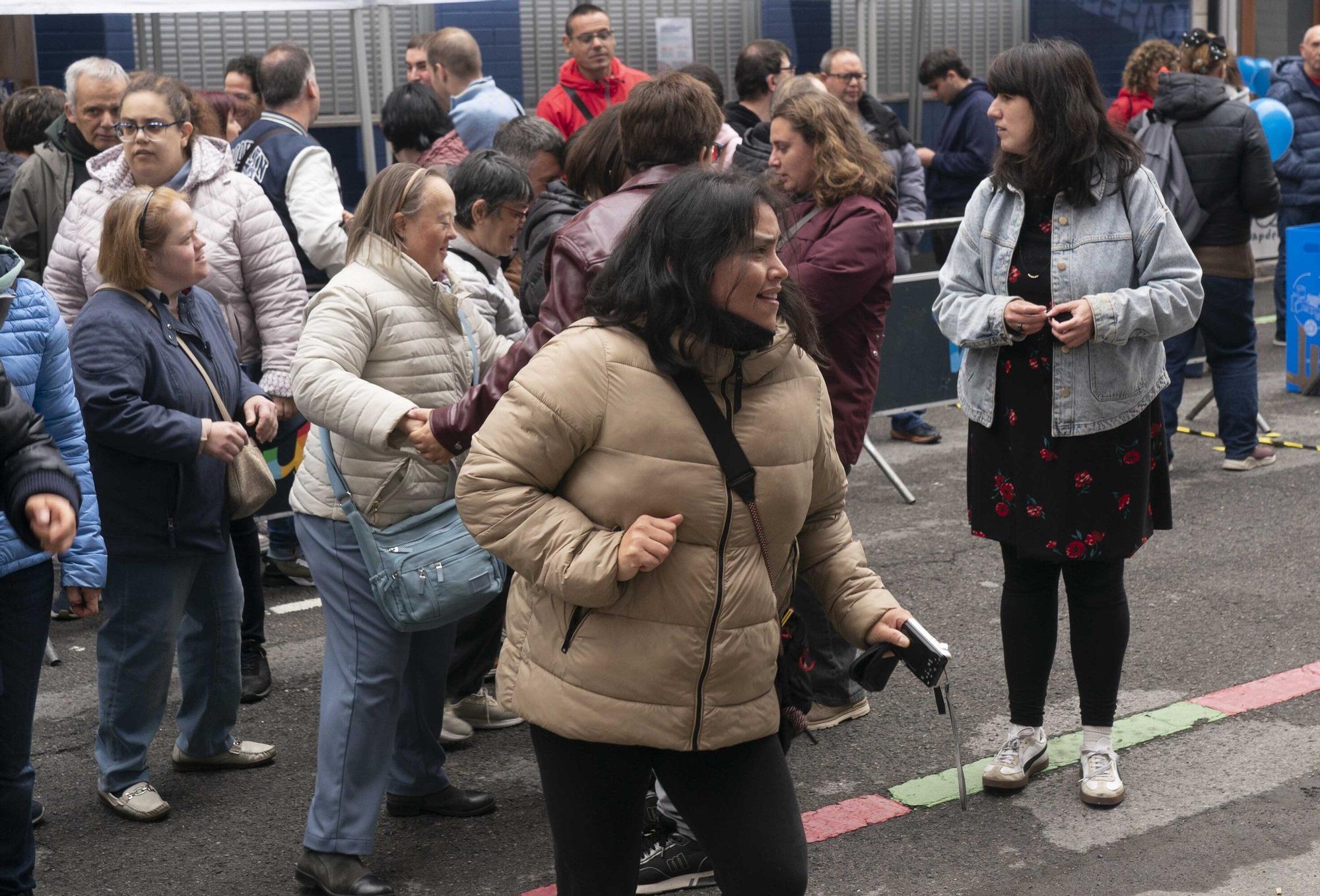 La inclusión se pinta en el mural de APDEMA