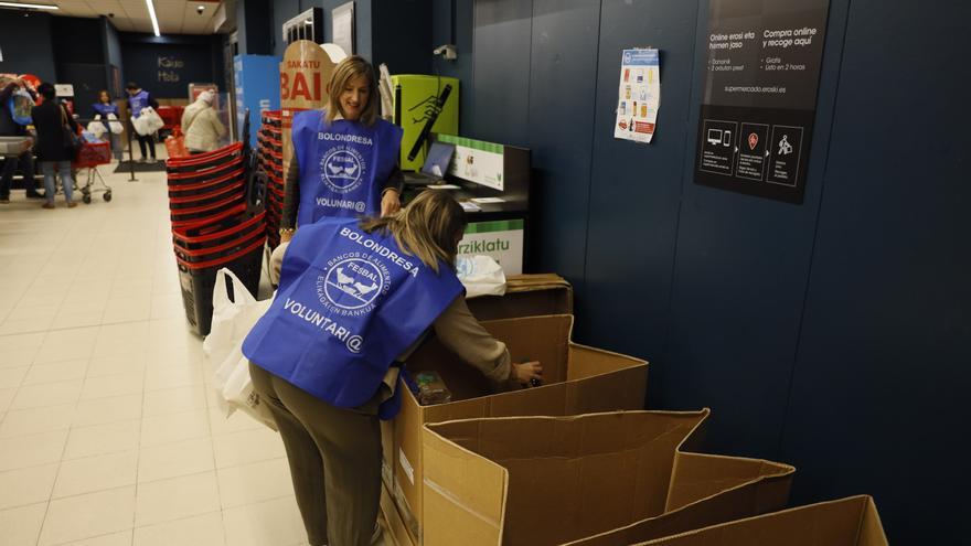 El Banco de Alimentos de Bizkaia busca voluntarios para el 5 y 6 de junio
