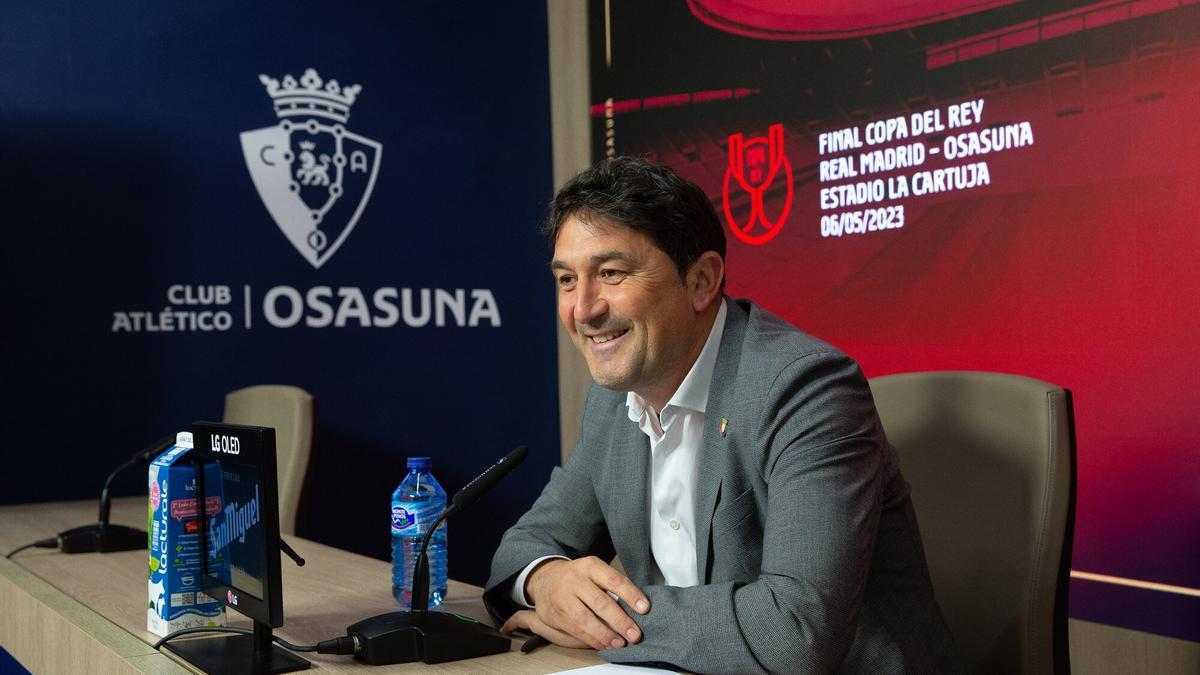Braulio Vázquez, en la rueda de prensa de este miércoles.