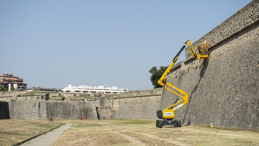 Trabajos de conservación en la Ciudadela durante el verano