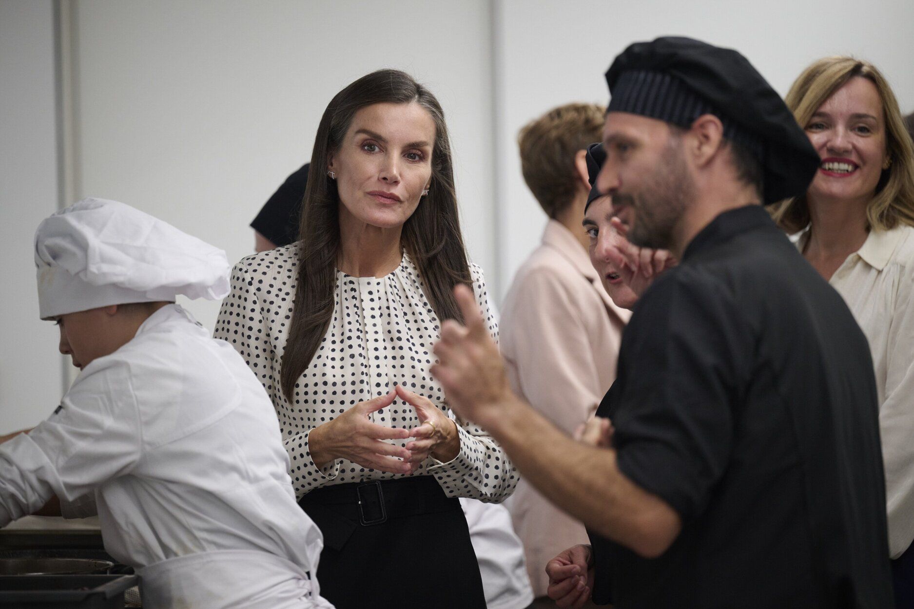 Fotos de la visita de la reina Letizia al CIP FP Lumbier IIP