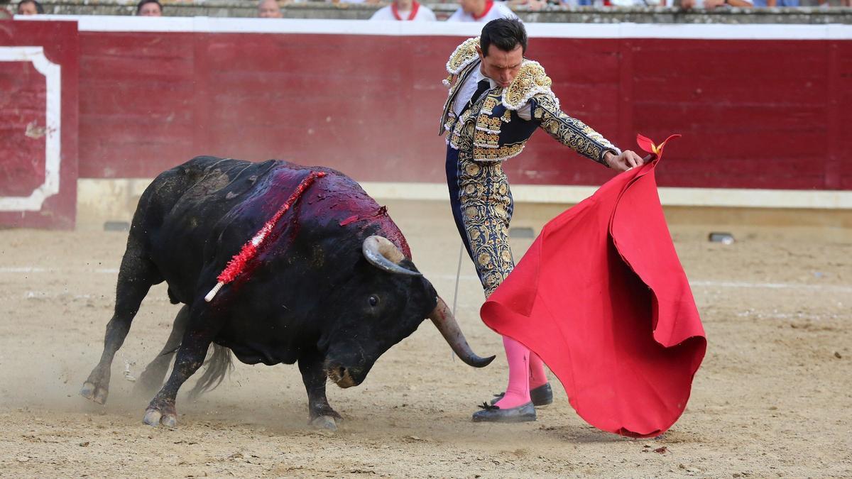 Corrida de toros en Tafalla.