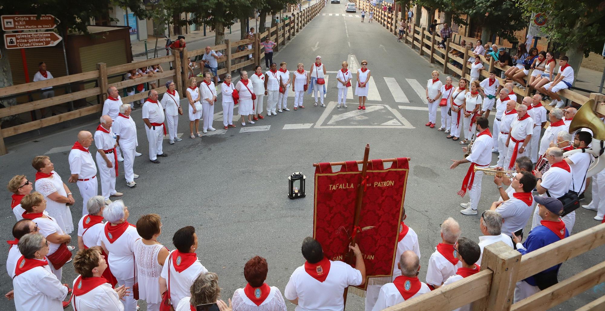 Fotos del segundo encierro de fiestas de Tafalla 2025