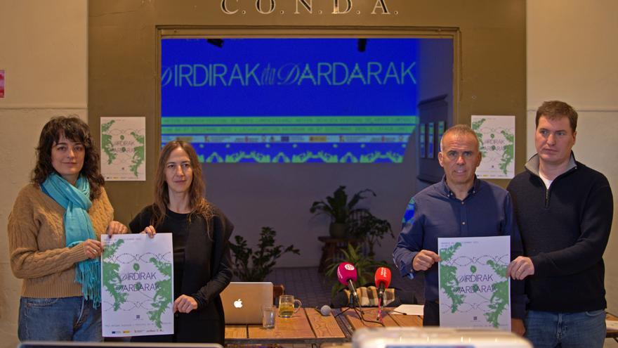‘Dirdirak eta Dardarak’, artes lumínicas en la naturaleza