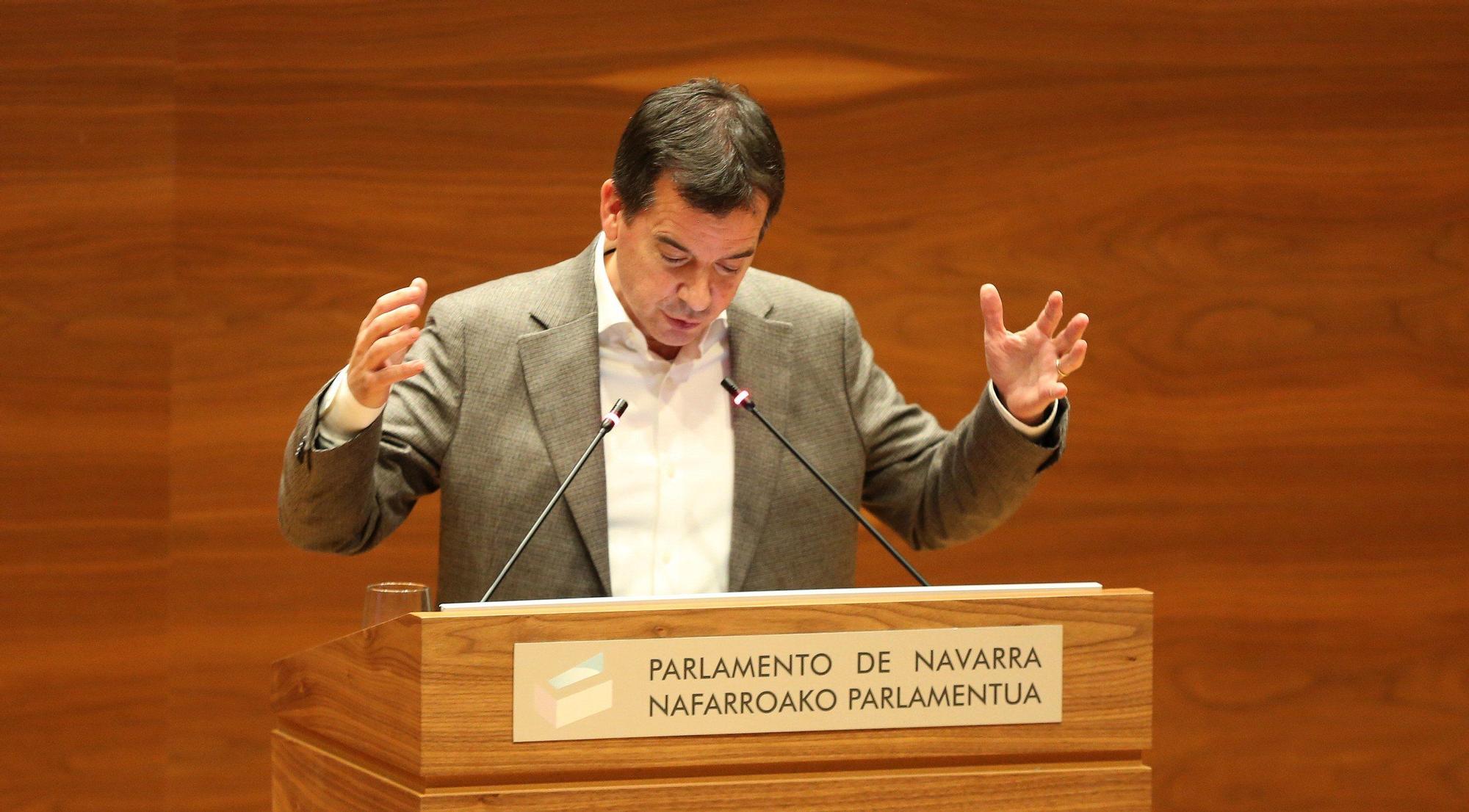 Fotos del pleno del Parlamento de Navarra de este 6 de noviembre
