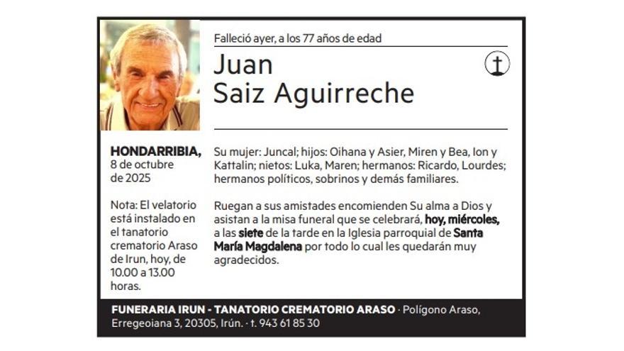Juan Saiz Aguirreche