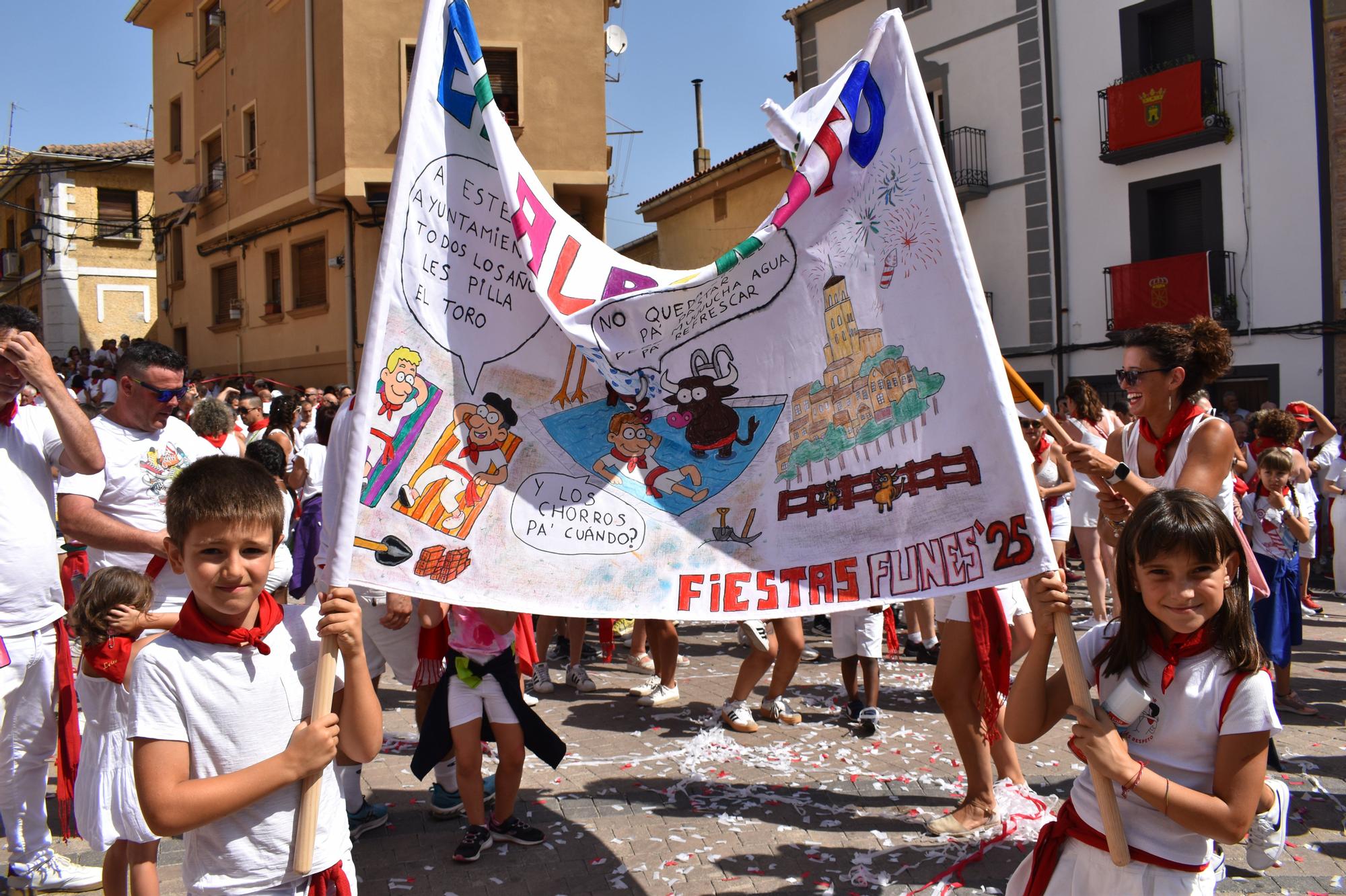 Fotos del chupinazo de Funes