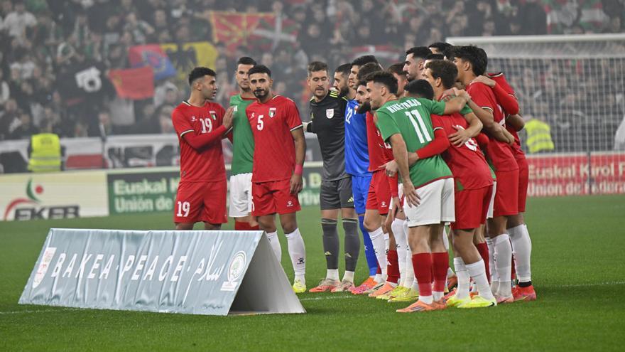 Directo | Comienza el partido entre Euskal Selekzioa y Palestina