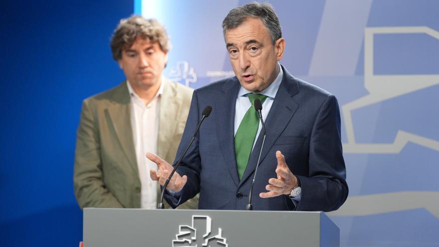 El PNV descarta apoyar una moción de censura de un PP que dice "barbaridades" y rechaza las transferencias