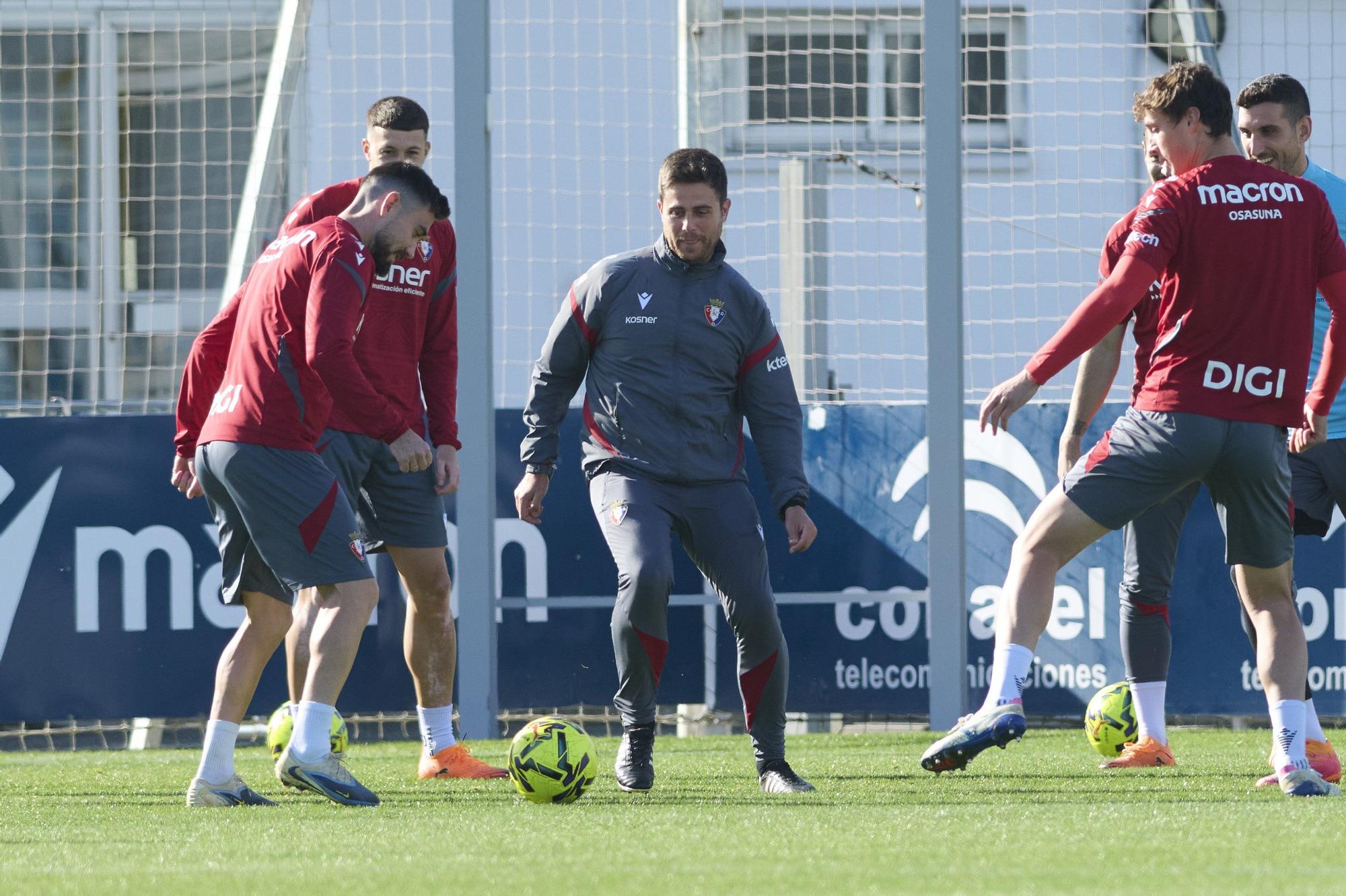 Fotos del entrenamiento de Osasuna (domingo 9 de noviembre)