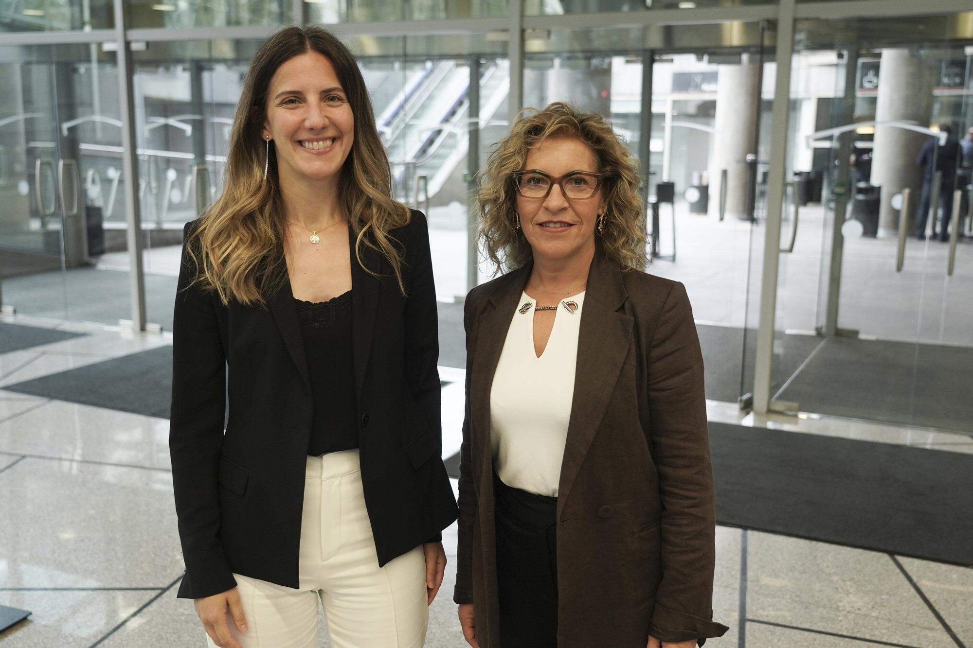 Patricia Berjón y Arantza Rodríguez, emisarias de Dominion.