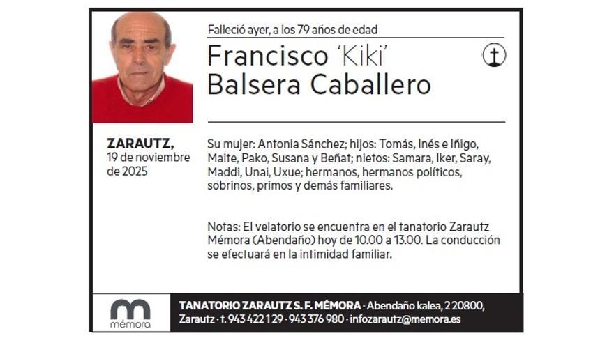 FRANCISCO BALDERA CABALLERO