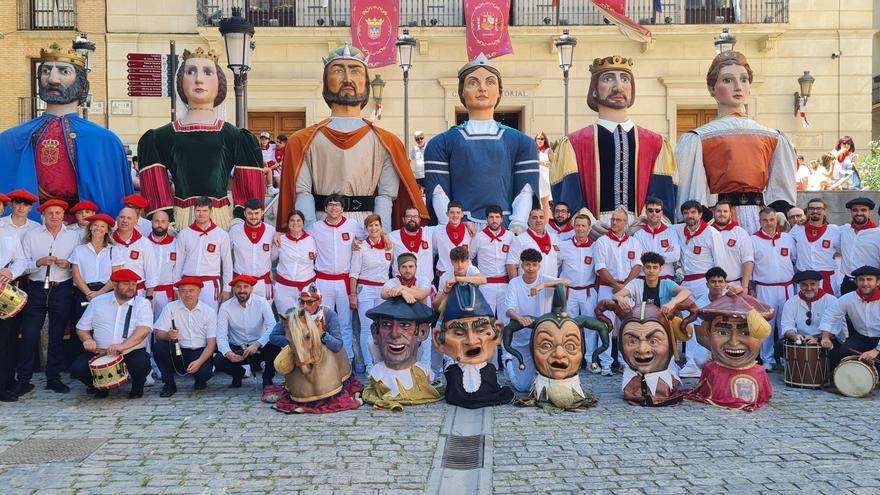 Despedida de los gigantes en Tudela