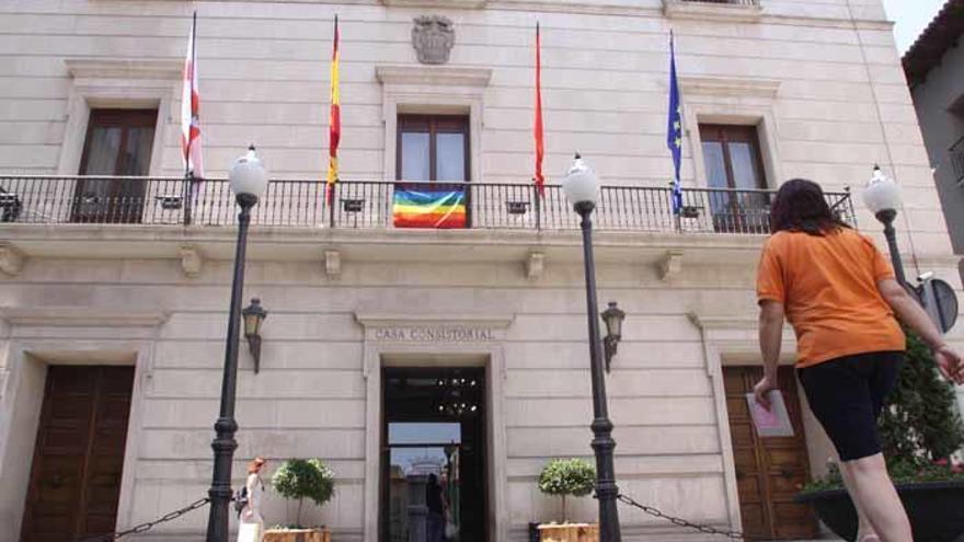 Casa consistorial de Tudela en la plaza Vieja.