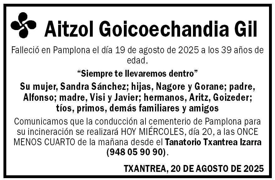 Aitzol Goicoechandia Gil