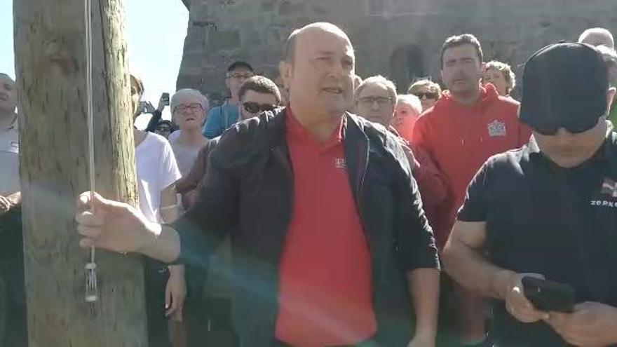 Andoni Ortuzar llama a los vascos a celebrar el Aberri Eguna