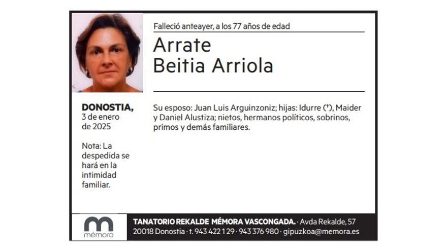 Arrate Beitia Arriola