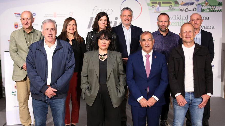 Fotos del Foro Hiria: 'Movilidad urbana sostenible en Navarra'