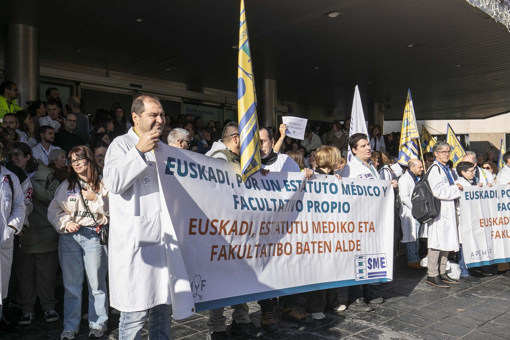 Los médicos de Gasteiz se movilizan por un Estatuto propio