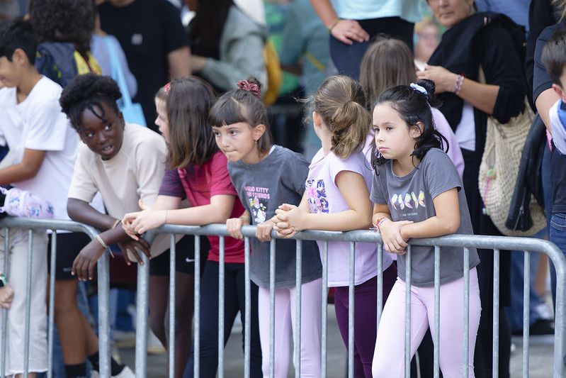 Castellers, gigantes y carrera popular en las Agorreko Santikutzak de Legazpi