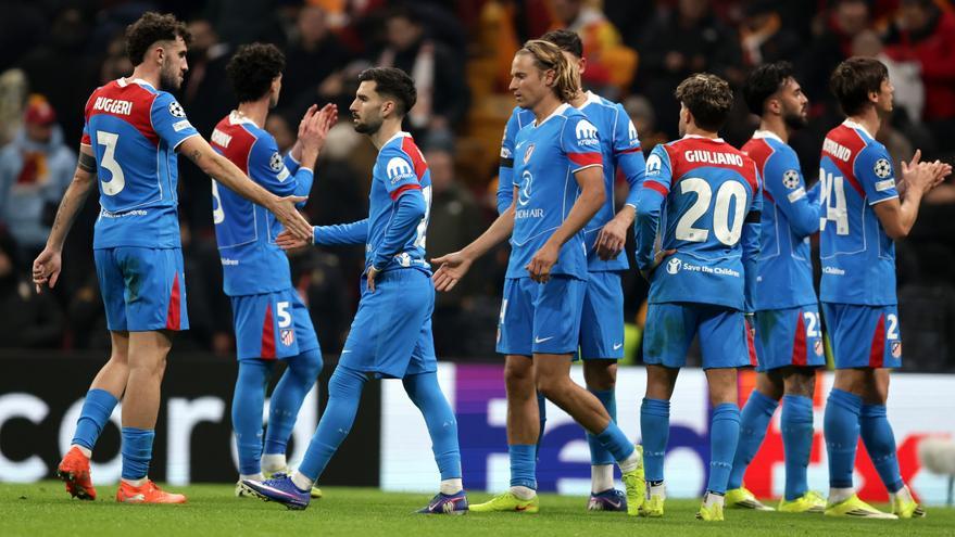 El Atlético se complica ante el Galatasaray