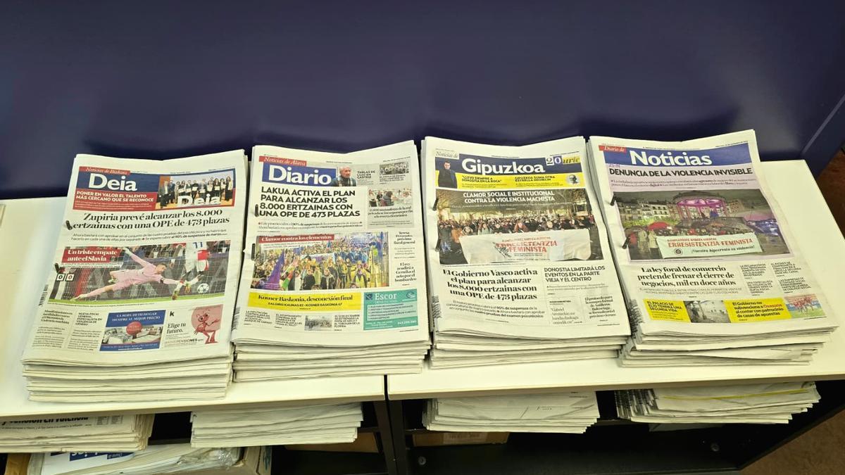 Los periódicos del Grupo Noticias.