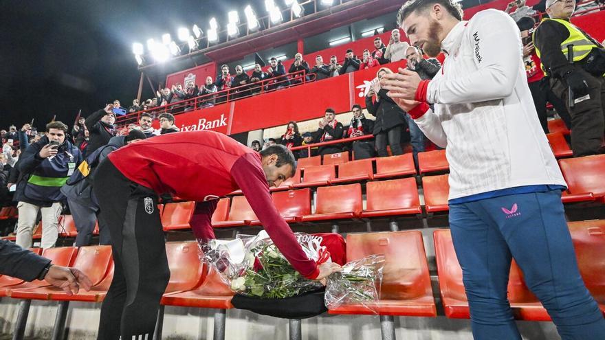 La reanudación del Granada-Athletic, en imágenes