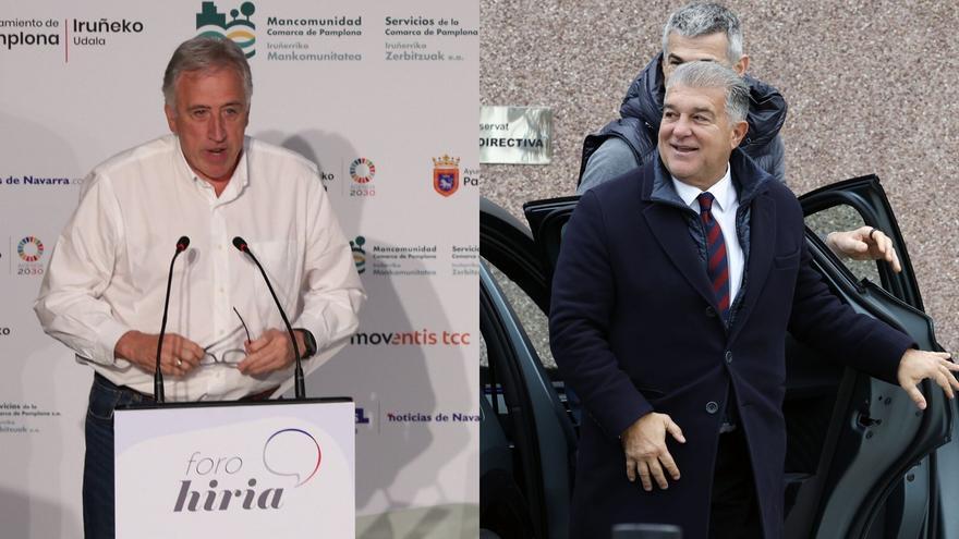 Asiron y Laporta hicieron la mili juntos en Valladolid: "Le gané un Bollycao"