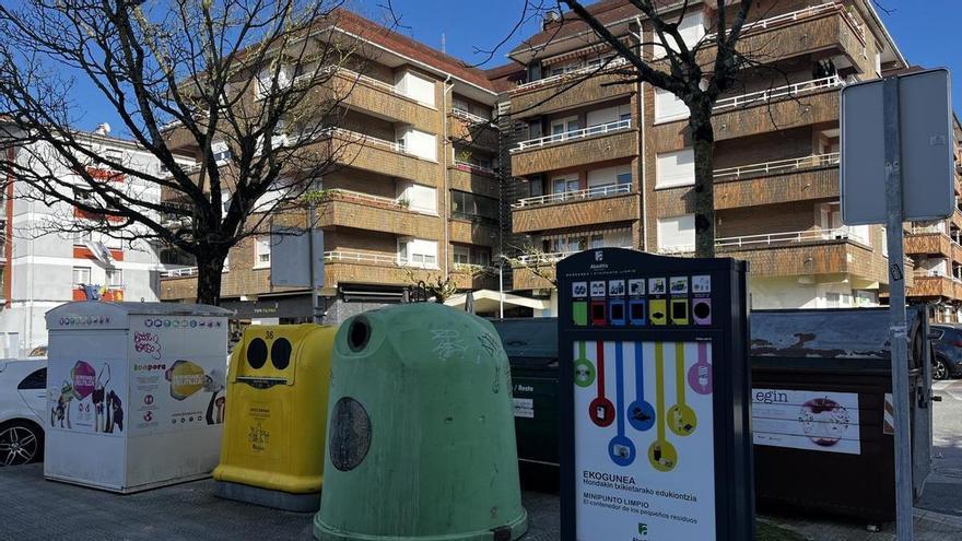 Abadiño instala cuatro minigarbigunes para facilitar el reciclaje