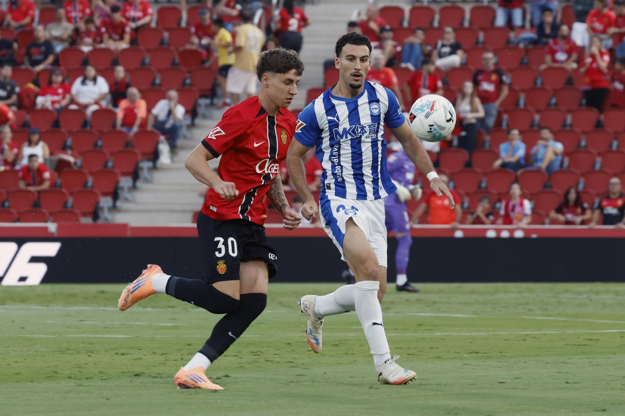 En imágenes: El Alavés pierde ante el Mallorca en Son Moix