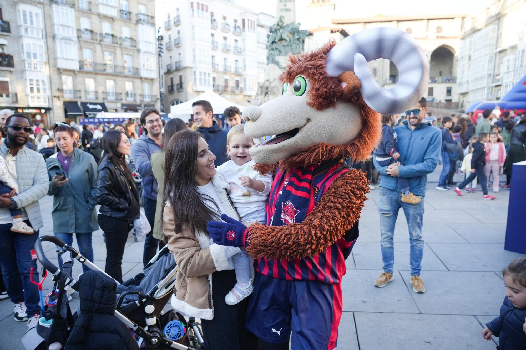 En imágenes: La gran fiesta del Baskonia se celebra en la Virgen Blanca
