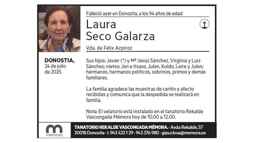 LAURA SECO GALARZA