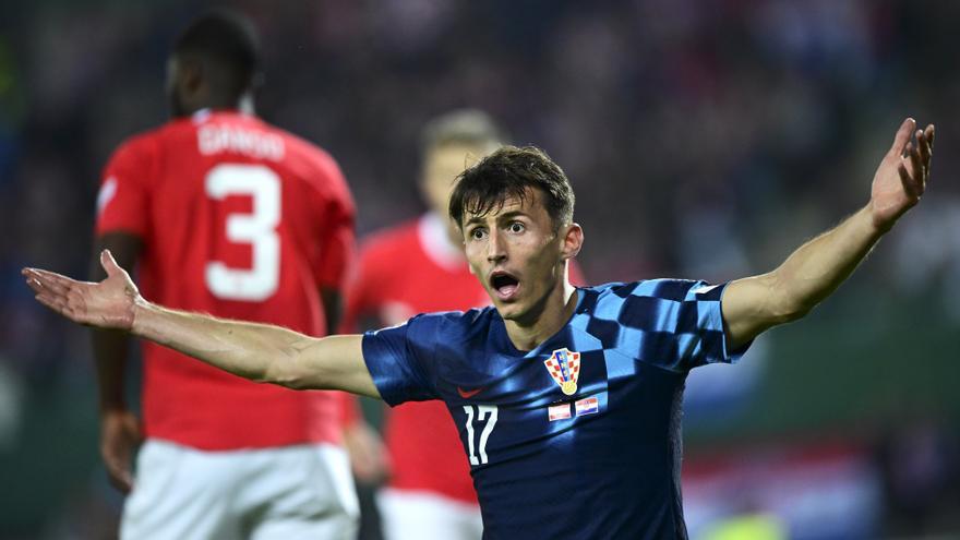 Budimir juega 51 minutos con croacia