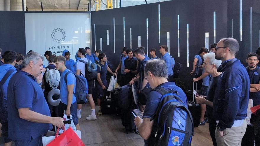 La Real ya está en Madrid