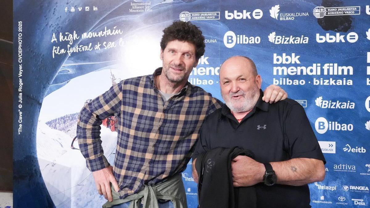Juanito Oiarzabal fue el gran protagonista en la segunda jornada del BBK Mendi Film Bilbao Bizkaia