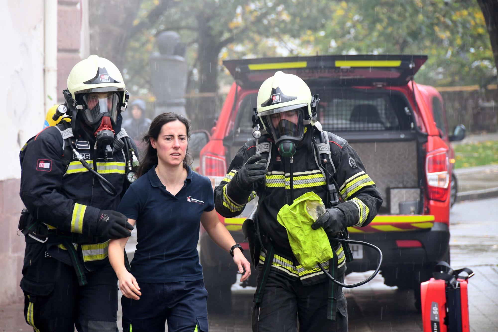 Las sirenas rompen el silencio de Elizondo